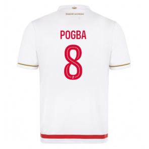 AS Monaco Paul Pogba #8 Hjemmebanetrøje 2025-26 Kort ærmer